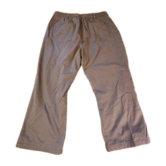 Haband's Arctic Bear Collection Thermal Lined Flat Front Twill Pants Mens 44S - Picture 9 of 9